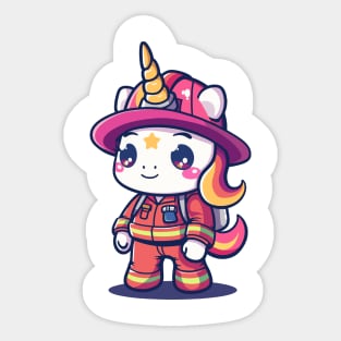 firefighter Sticker